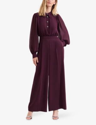 PHASE EIGHT: Emily Balloon-Sleeve Woven Jumpsuit