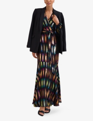 PHASE EIGHT: Ellia Shimmer Woven Maxi Dress