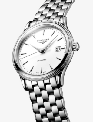 LONGINES: L4.984.4.18.6 Flagship Classic 40mm Stainless-Steel Automatic Watch