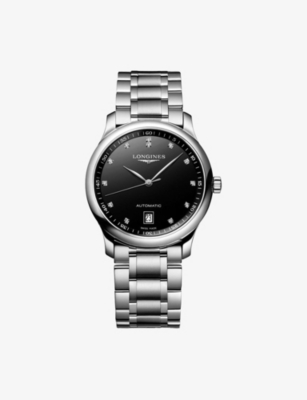 LONGINES: L2.628.4.57.6 Master Collection Stainless-Steel And 0.055ct Diamond Automatic Watch