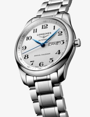 LONGINES: L2.910.4.78.6 Master Collection Annual Calendar Stainless-Steel Automatic Watch