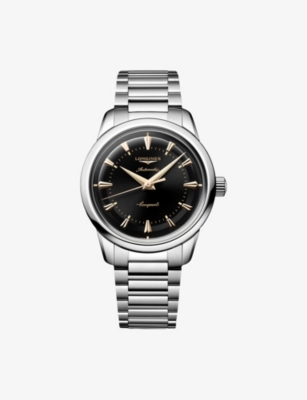 LONGINES: L1.649.4.52.6 Conquest Heritage Stainless-Steel Automatic Watch