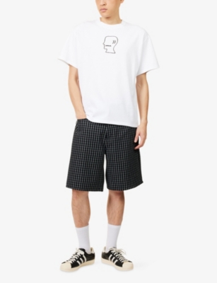 BRAINDEAD: Head-Print Crewneck Cotton-Jersey T-Shirt