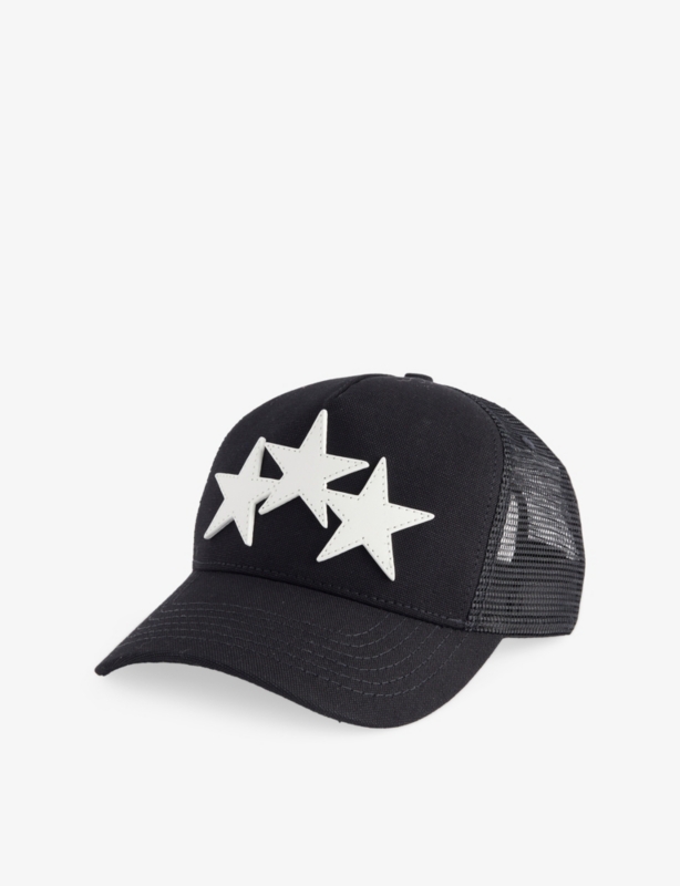 3 Star Mesh Cotton Trucker Cap