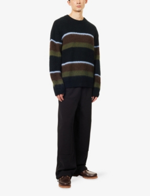 CARHARTT WIP: Merton Striped Knitted Jumper