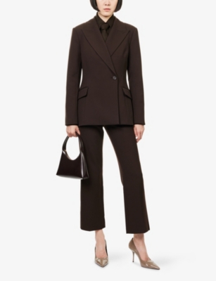 SIMKHAI: Mackenzie Straight-Leg Stretch-Woven Trousers