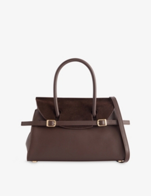 Simkhai Womens Cacao - Cacao River Suede Mini Tote Bag