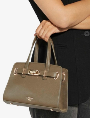 DUNE: Dinkydefine Mini Belted Leather Tote