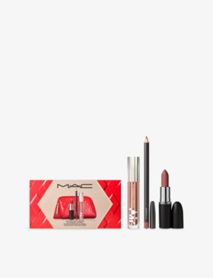 Mac Ac Nude Trending Tomorrow Lip Trio Gift Set In Brown