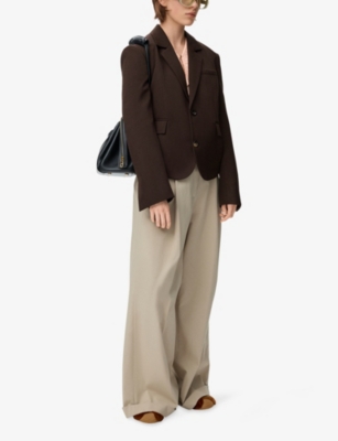 LOEWE: Keyhole Cable-Knit Wool Jumper