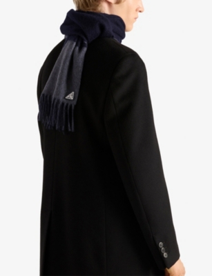 PRADA: Logo-Embellished Cashmere Scarf