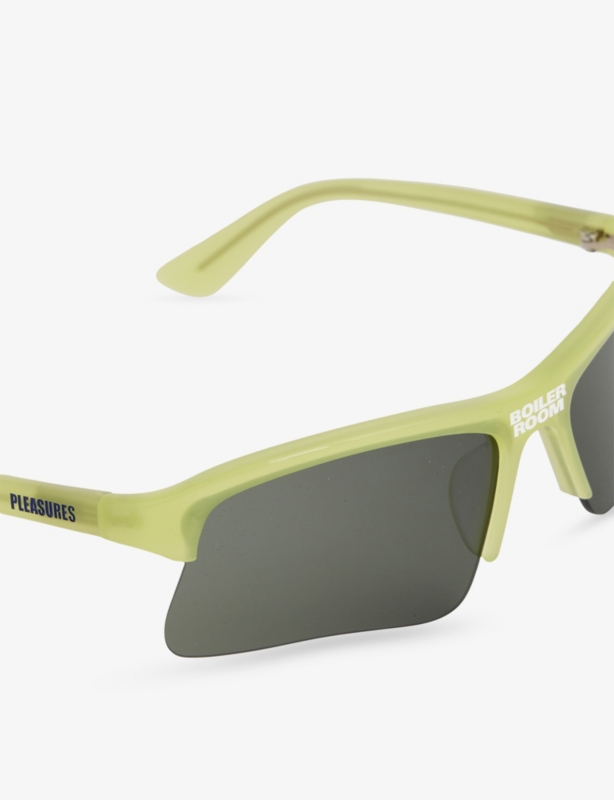 PLEASURES x Boiler Room Active Irregular-Frame Acetate Sunglasses