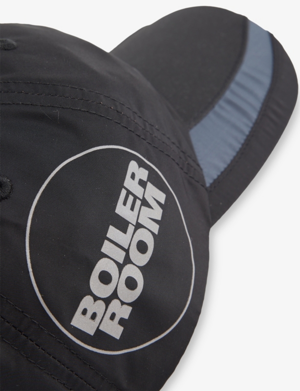 PLEASURES x Boiler Room Branded Woven Baseball Cap