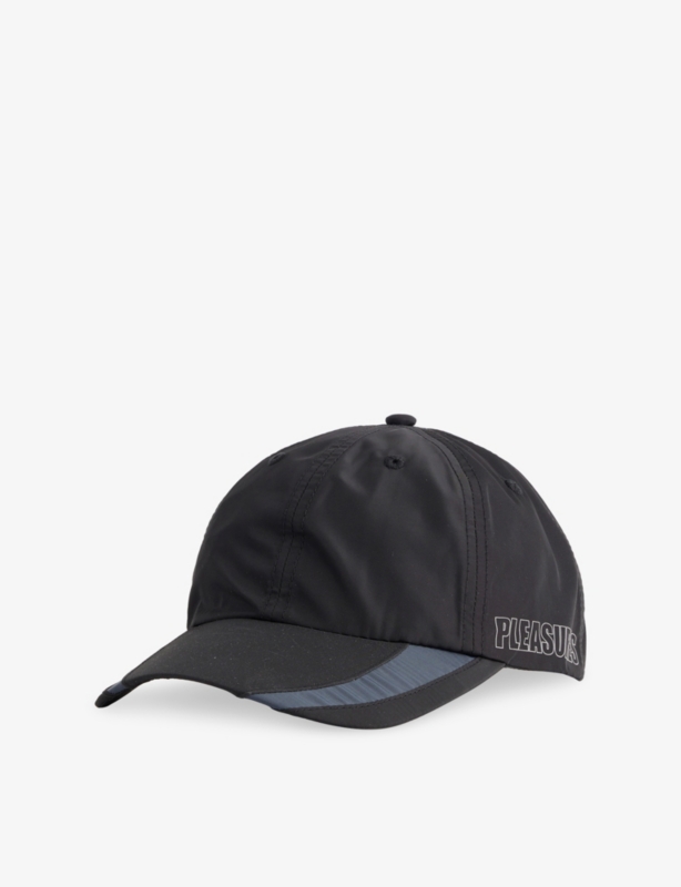 PLEASURES x Boiler Room Branded Woven Baseball Cap