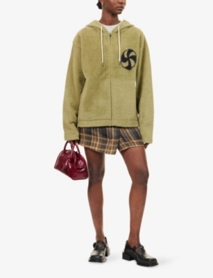 HERESY: Relaxed-Fit Portal Knit Hoodie