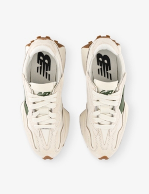 NEW BALANCE: 327 Suede and Leather Trainers