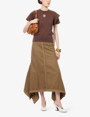 OTTOLINGER: Logo-Print Fitted Cotton-Jersey T-Shirt