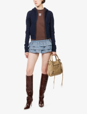 OTTOLINGER: Fitted Zip-Through Cotton-Jersey Hoody