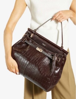 DUNE: Dynamic Large Leather Tote Bag