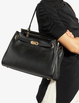 DUNE: Dynamic Medium Leather Shoulder Bag