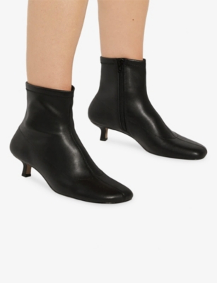 DUNE: Outstanding Leather Heeled Ankle Boots