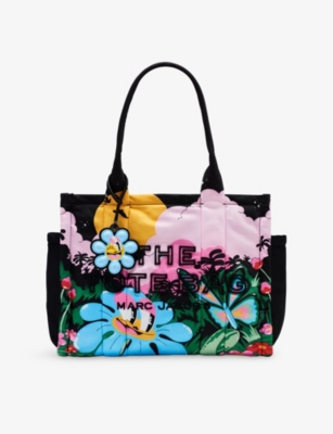 Marc Jacobs Womens Blue Multi  X Hattie Stewart Daisy Mirror Leather Bag Charm In Blue