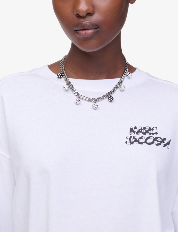 Marc Jacobs x Derrick Adams Dice Charm Brass Necklace