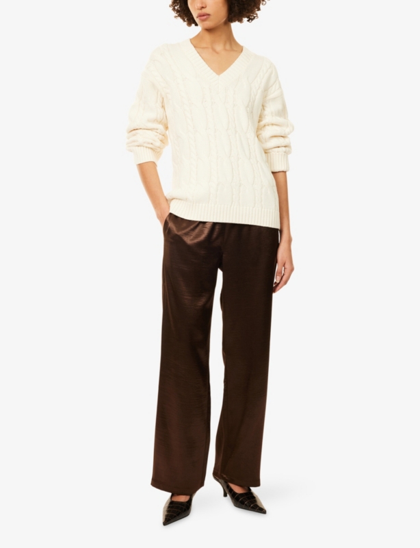 Jordan Cable Knit Cotton Jumper