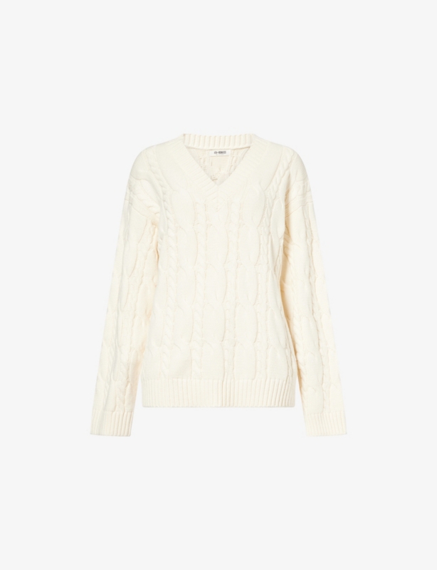 Jordan Cable Knit Cotton Jumper