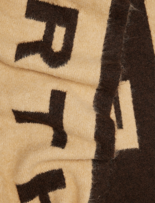 Keeley Brand-Print Knitted Scarf