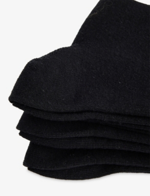 CALVIN KLEIN: Logo Stretch-Cotton Crew Socks Pack of Three