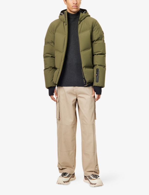 Angren Hooded Woven-Down Jacket