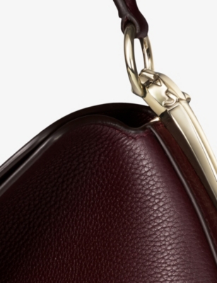 CARTIER: Panthère Double de Cartier Medium Leather Hobo Bag
