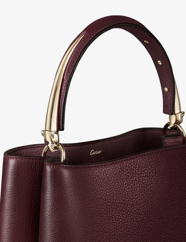 Panthère Double de Cartier Small Leather Top-Handle Bag