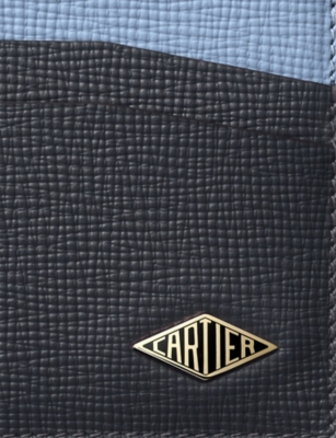 CARTIER: Cartier Losange Double Leather Card Holder