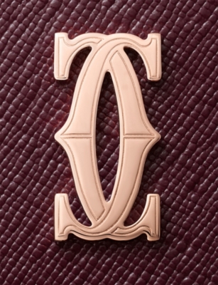 CARTIER: C de Cartier Simple Leather Card Holder