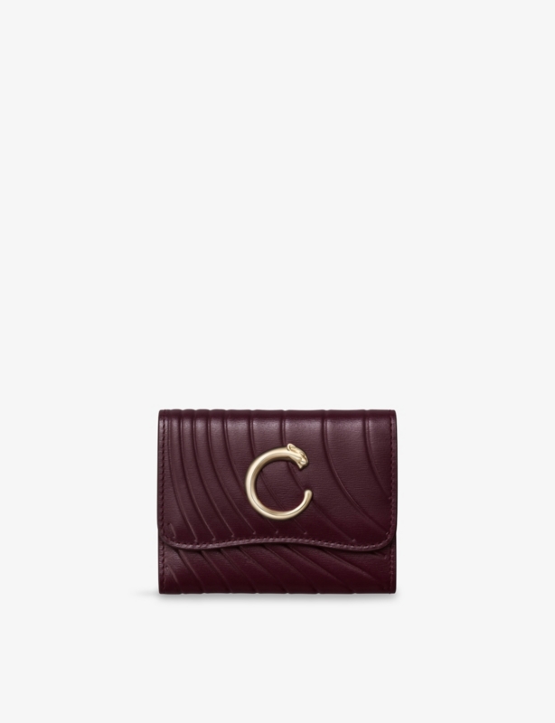 Panthère C de Cartier Mini Leather Wallet