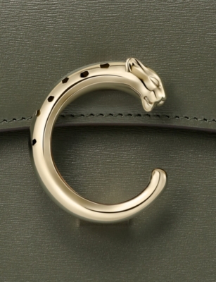 CARTIER: Panthère C de Cartier Small Leather Top-Handle Bag