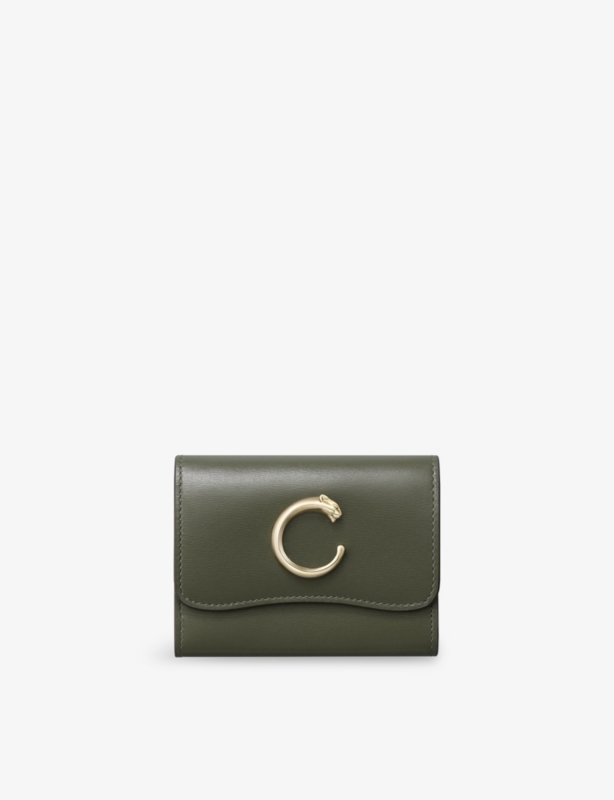 Panthère de Cartier Mini Leather Wallet