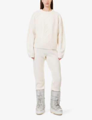 PERFECT MOMENT: Crystal Crewneck Merino-Wool Jumper