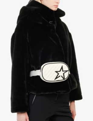 Perfect Moment Womens Snow White Star Woven Belt Bag In White