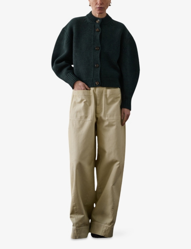 Leonard Knitted Wool Cardigan