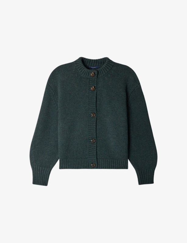 Leonard Knitted Wool Cardigan