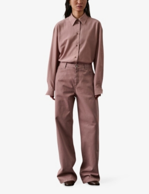 SOEUR: Calvin Straight-Leg Mid-Rise Jeans