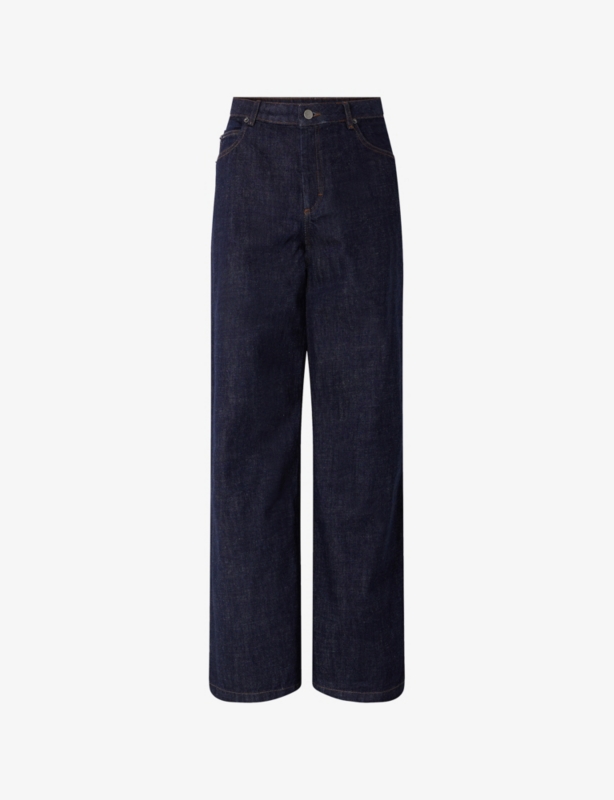Calvin Straight-Leg Mid-Rise Jeans