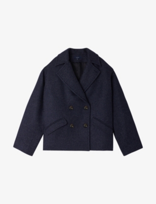 SOEUR: Constant Double-Breasted Wool-Blend Coat