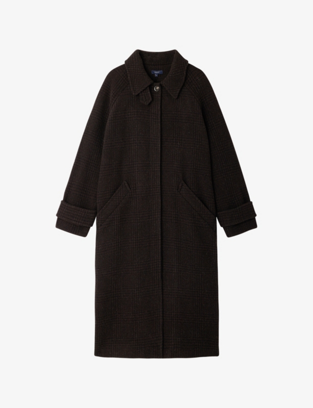 Berlin Checked Wool Coat