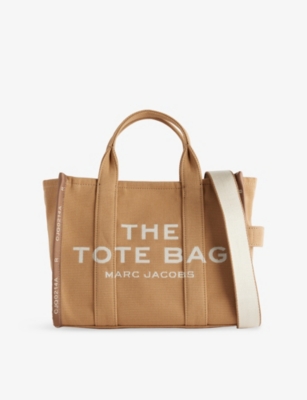 Marc Jacobs Womens The Jacquard Woven Medium Tote Bag Camel In Brown