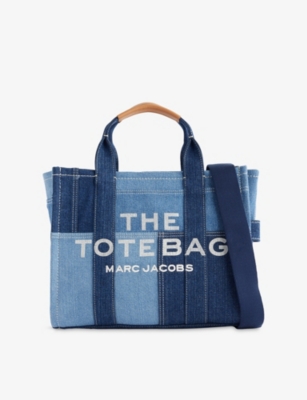 Marc Jacobs Womens Blue Denim The Medium Tote Denim Bag In Blue