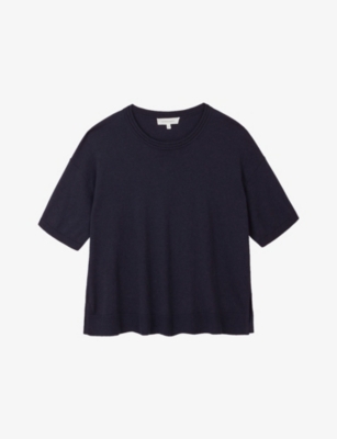 The White Company: Short-Sleeved Knitted T-Shirt